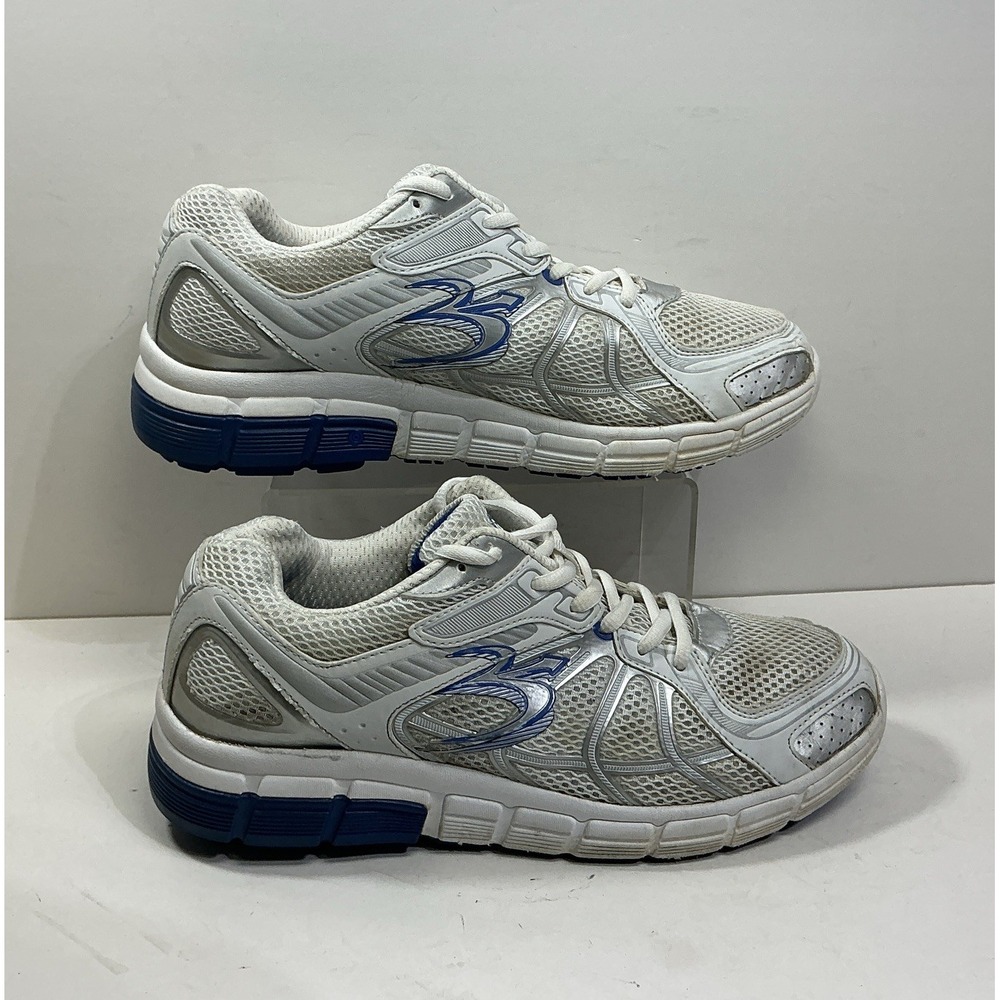 Gdefy Gravity Defyer Mighty Walk Mens Sz 9 White Athletic Running Shoe Sneaker
